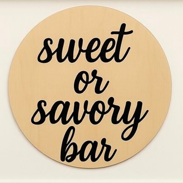 Sweet or Savory Bar